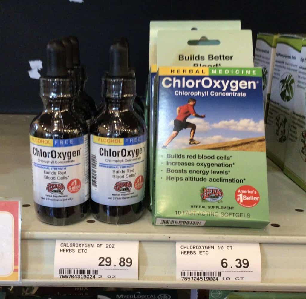 Herbs Etc, Chloroxygen Yelm Food Coop