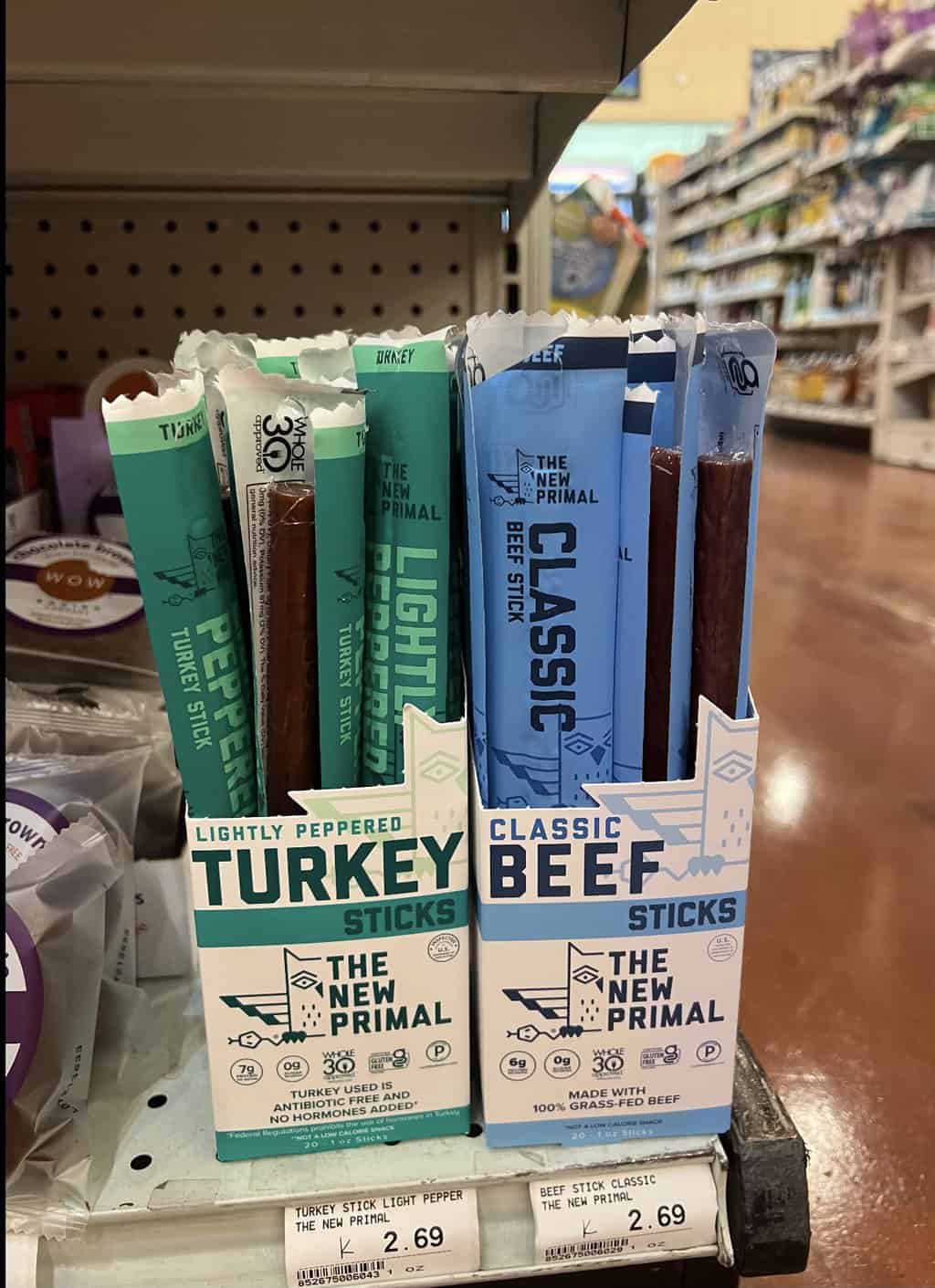 The New Primal Beef & Turkey Sticks Yelm Food Coop