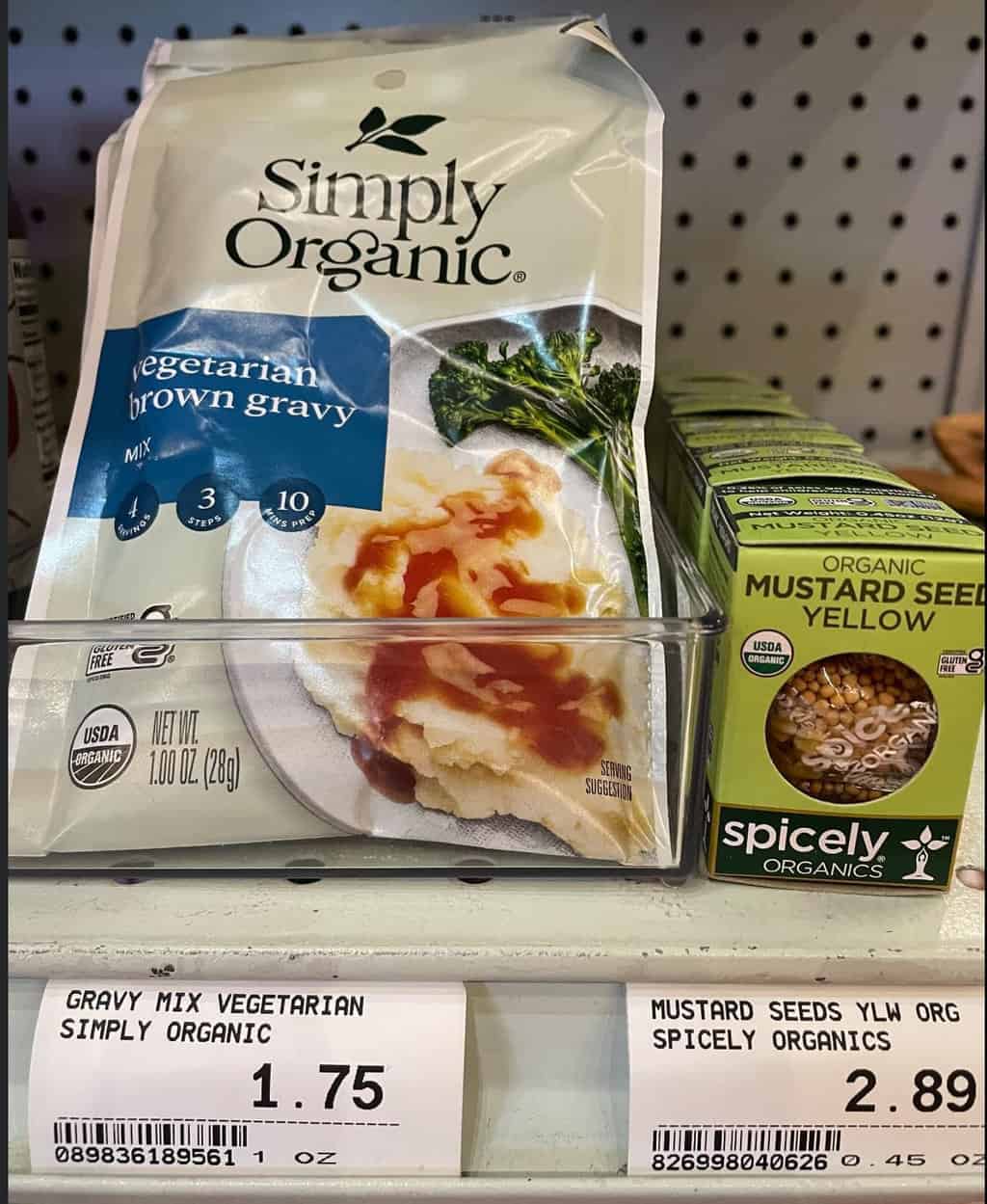 Vegetarian Brown Gravy & Yellow Mustard Seeds Yelm Food Coop