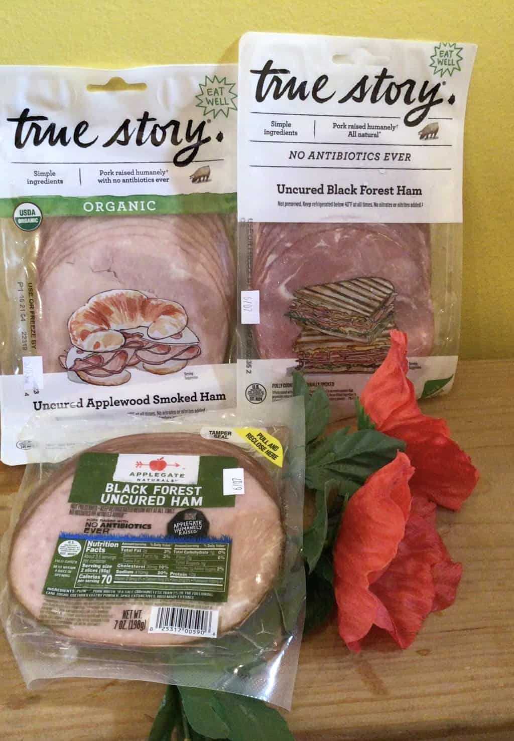 Hams from True Story and Applegate Yelm Food Coop