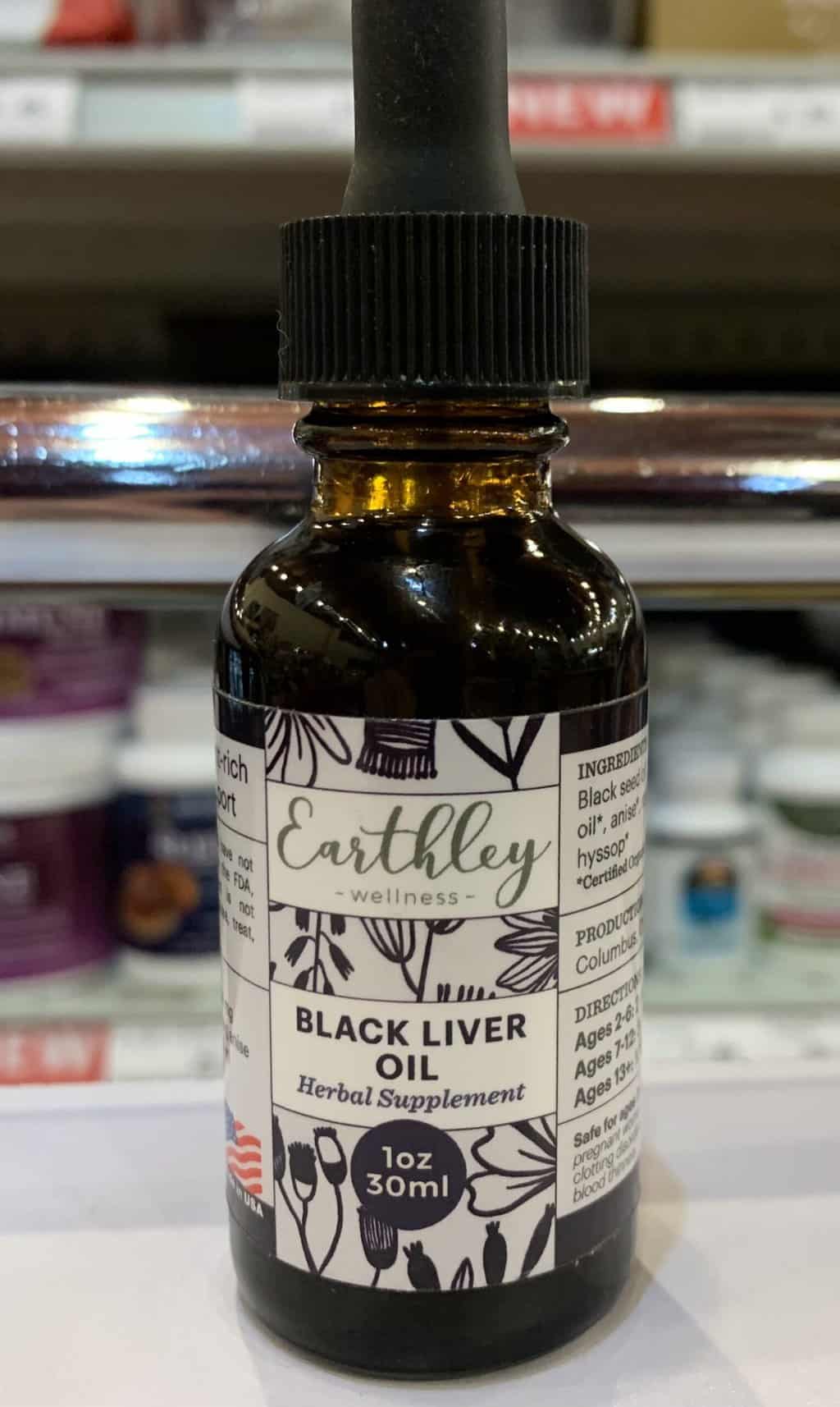 Earthley Wellness Black Liver Oil Yelm Food Coop