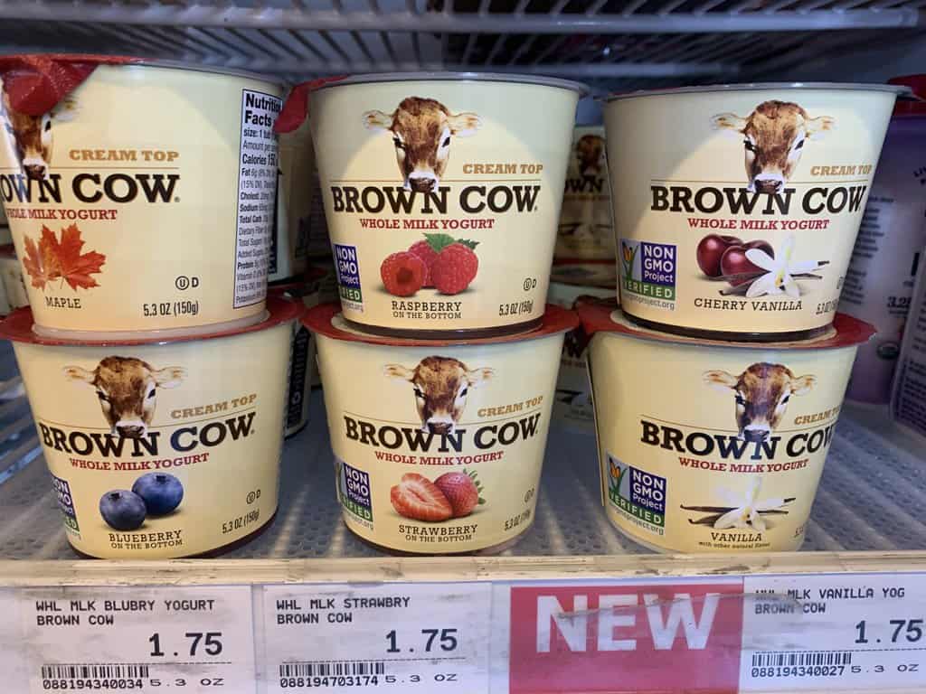 Brown Cow new flavors - Yelm Food Coop
