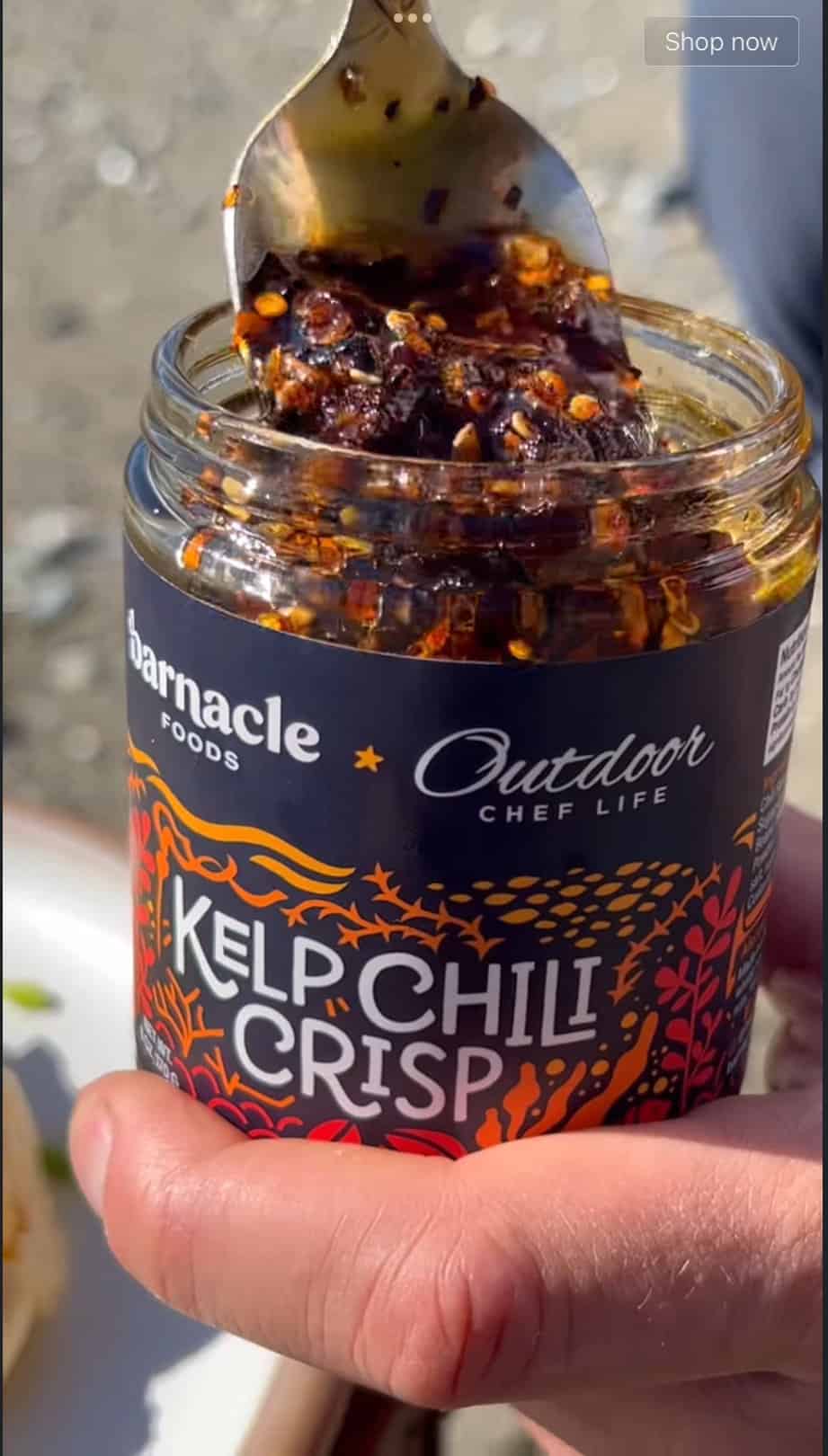 Barnacle Kelp Chili Crisp. Yelm Food Coop